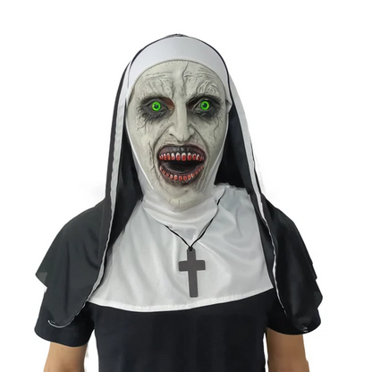 aakip™-👻49%OFF🎃 Halloween Nun Scary Mask