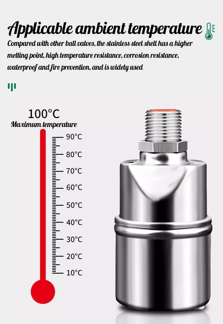 aakip™-304 stainless steel completely automatic water level control floating valve