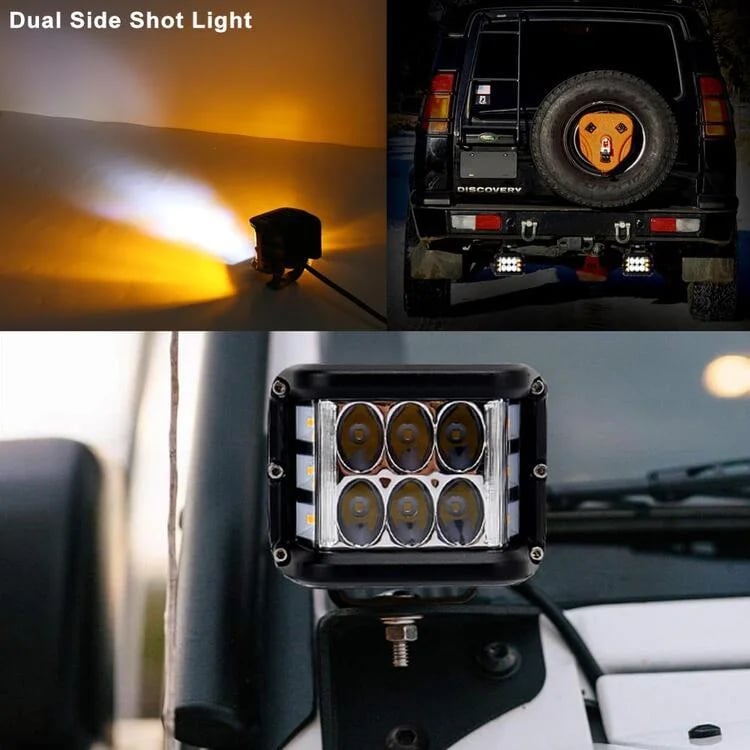 aakip™-3.75” Dual Side Shooter Dual Color Strobe