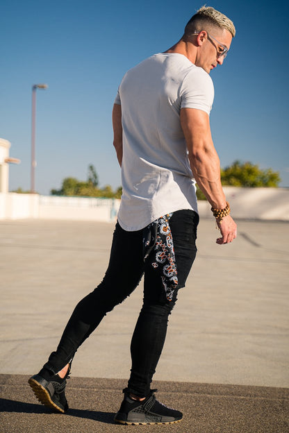 aakip™-ESSENTIAL DROP-CUT T-SHIRT