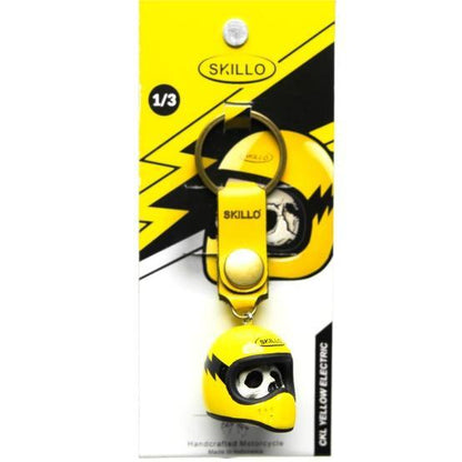 aakip™-Colorful Skull Helmet Keychain