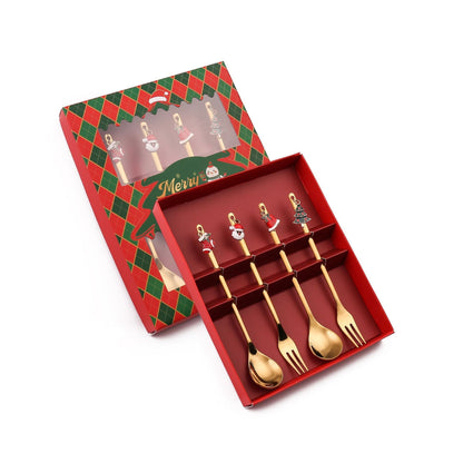 🎄Christmas Cutlery Set🍴🥄-Enhance Your Holiday Dining(BUY MORE SAVE MORE)