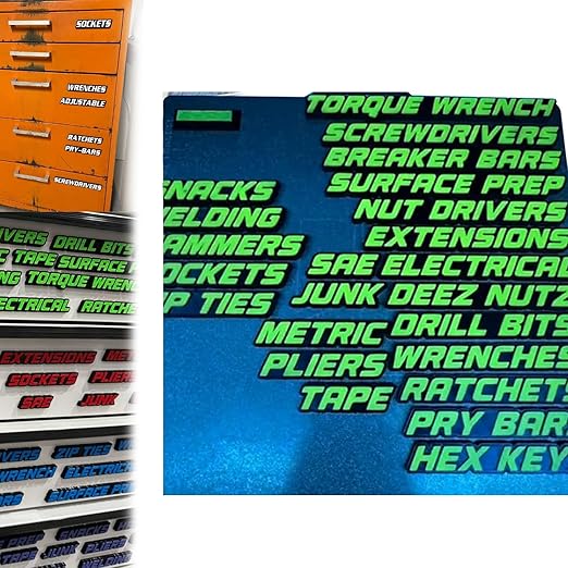 49% OFF This Week Promotions🎉🎉23 Pack of Magnetic Toolbox Labels🔩