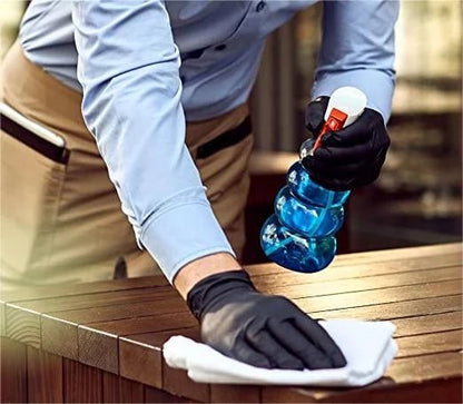aakip™-100PCS Of Disposable Black Nitrile Gloves Safety Tools For Household Cleaning