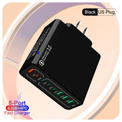 ⏳✨️8 in 1 Waterproof Ports USB Fast Charger