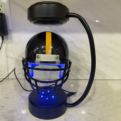 aakip™-NFL Rotating Levitating Hover Helmet With LED Lighting & Hover Football With Bluetooth Speaker