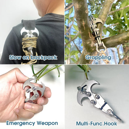 aakip™-Stainless Steel Gravity Grappling Hook