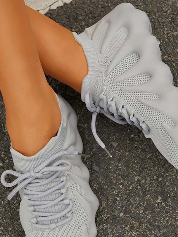 aakip™-Lace-up Knit Breathable Sneakers