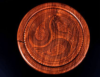 49% OFF🔥-Handmade wood carving fruit plate