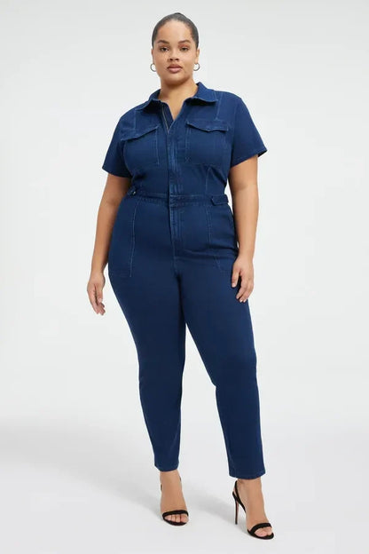 aakip™-Skinny Bootcut Denim Jumpsuit(Buy 2 Free Shipping)