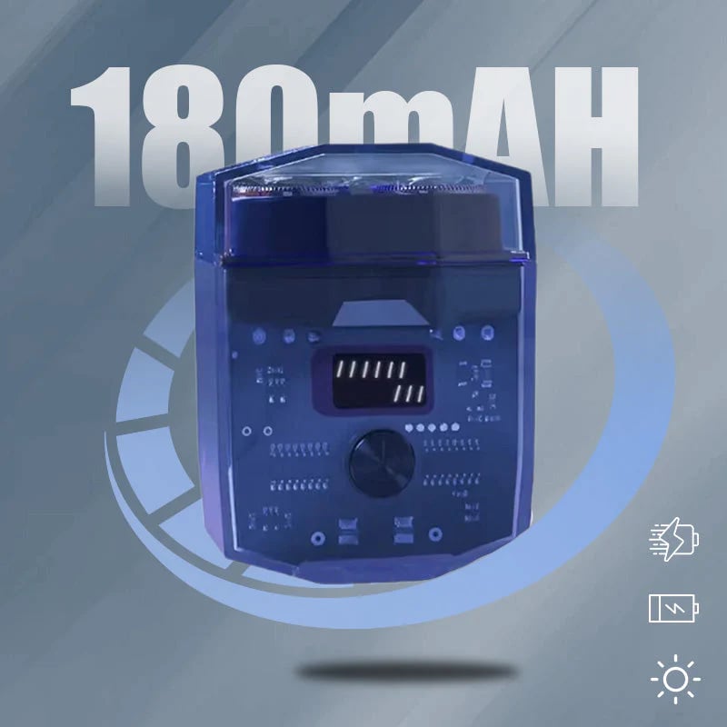 🔥Transparent and silent mini electric shaver