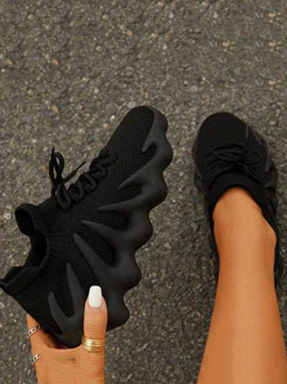 aakip™-Lace-up Knit Breathable Sneakers