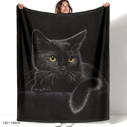 ⏳🎄Christmas Hot Sale - 49% Off!🔥30K+ SOLD🐱Black Cat All-Season Cozy Blanket