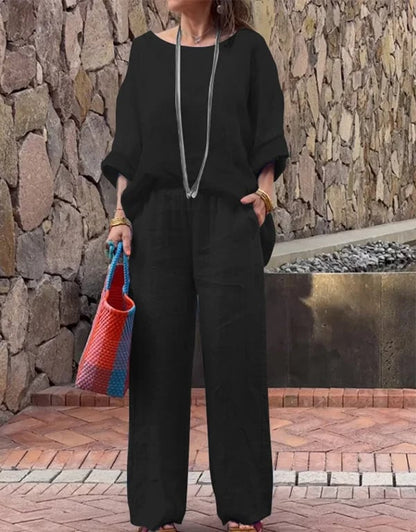 aakip™-Chic Cotton Linen Gradient Two-Piece Set(BUY 2 FREE SHIPPING)