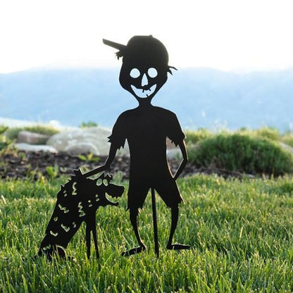 aakip™-👻Cute and Unique Ghost Zombies - Halloween Yard Decor Metal  Art👻