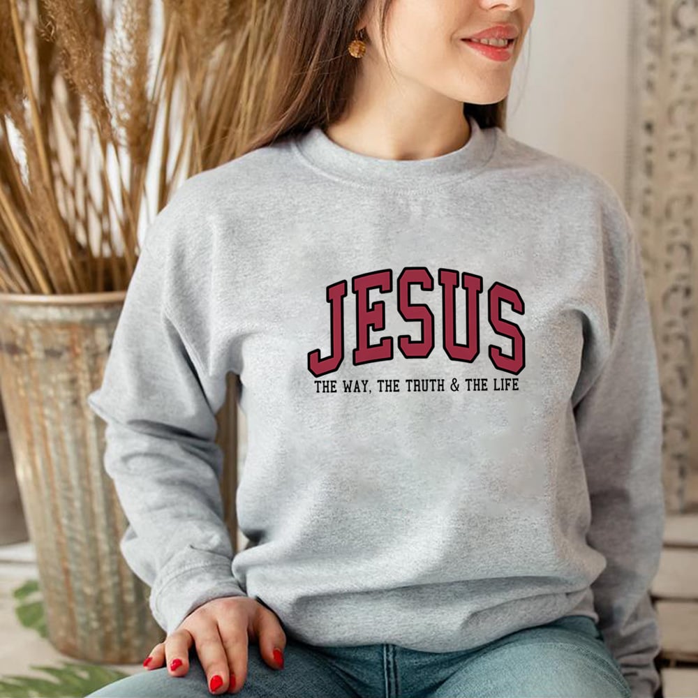 Christian Jesus Faith Crew-Neck Sweatshirt