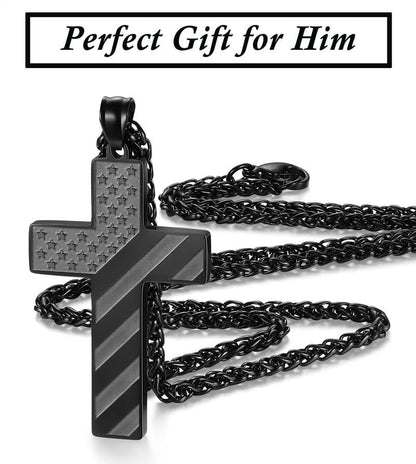 🏆Flash Sale⚡💥🎉✨Flag Cross Necklace,Best Gifts
