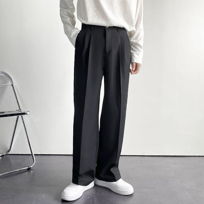 aakip™-SPRING SUMMER ICE SILK STRAIGHT LEG PANTS