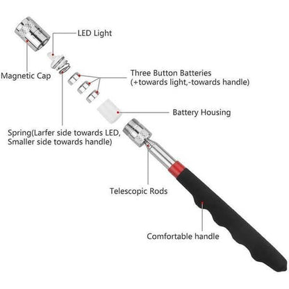 aakip™-LED Retractable Magnetic Pickup🔥BUY MORE SAVE MORE🔥