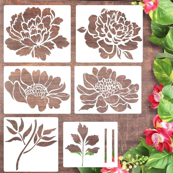 aakip™-🔥DIY decoration🌻-Garden Fence Large Flower Stencils