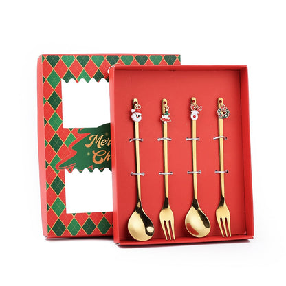 🎄Christmas Cutlery Set🍴🥄-Enhance Your Holiday Dining(BUY MORE SAVE MORE)