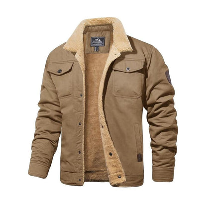 💞Men's Winter Jacket Sherpa Lined
