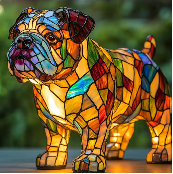 🔥Hot selling🐶magical colorful dog lamp art night lights
