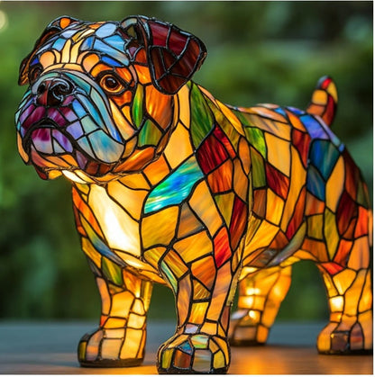 🔥Hot selling🐶magical colorful dog lamp art night lights