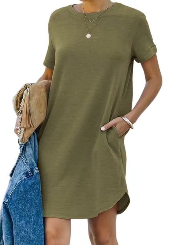 aakip™-Short Sleeve T-shirt Dress(Buy 2 Free Shipping)