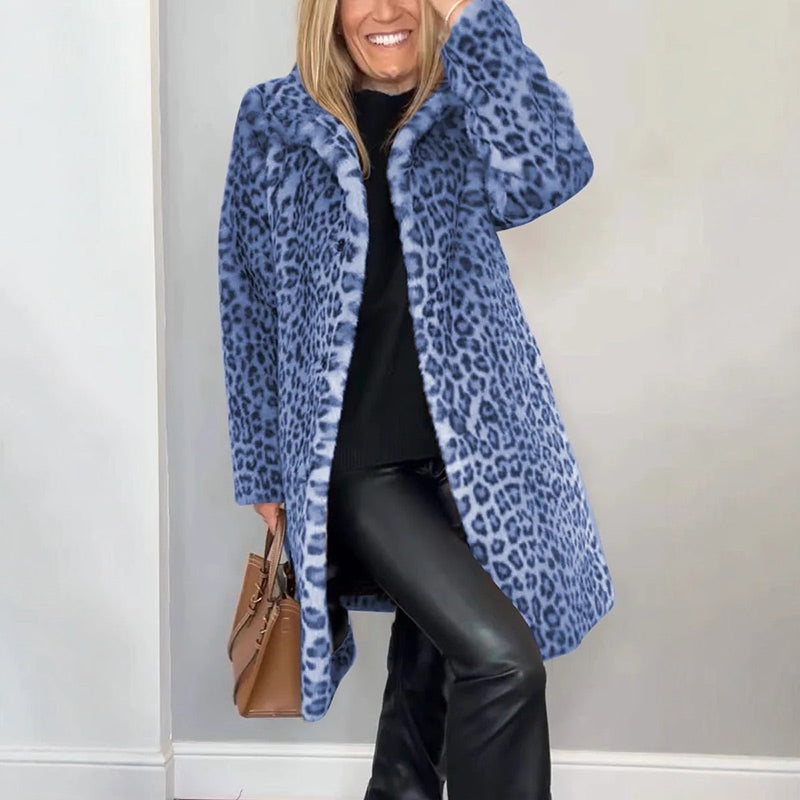 ✨Get 50% off💖Women's Leopard Print Mid-Length Jacket✈️ free shipping