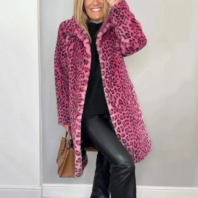 ✨Get 50% off💖Women's Leopard Print Mid-Length Jacket✈️ free shipping