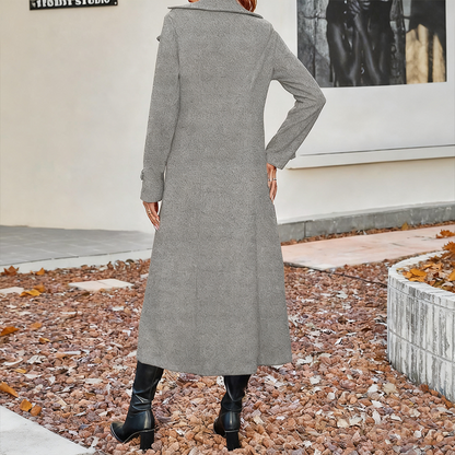 ⏳Limited-time 50% off⏰Women's Long Warm Double-Breasted Coat🧥