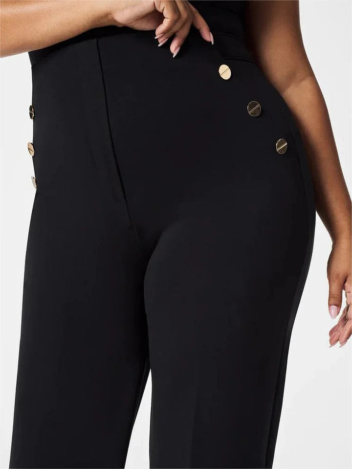 Tummy Control Button Wide Leg Pant(BUY 2 FREE SHIPPING)