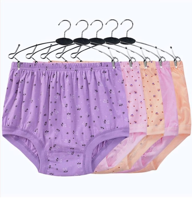 aakip™-High-Waist Ladies Cotton Panties Plus Sizes💥5pcs Only $24.98 Today🔥
