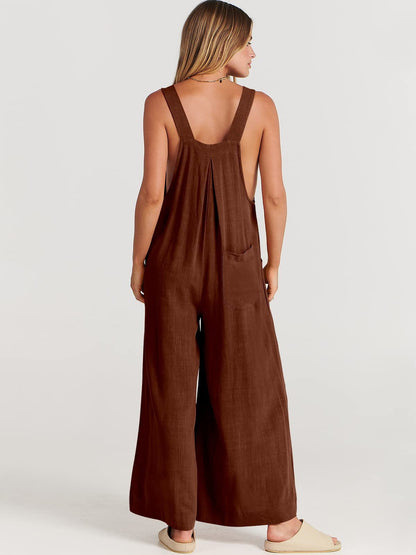 aakip™-Plus Size Wide Leg Overalls Jumpsuit (Buy 2 Free Shipping)