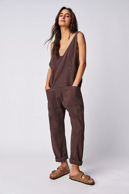 aakip™- 50% OFF🔥Denim Jumpsuit With Pockets