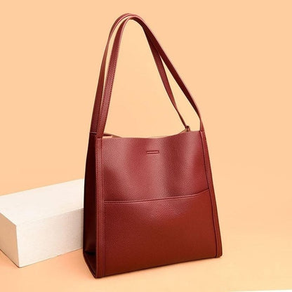 aakip™-⏰ Promotion 49% OFF⏰Solid color genuine leather shoulder bag