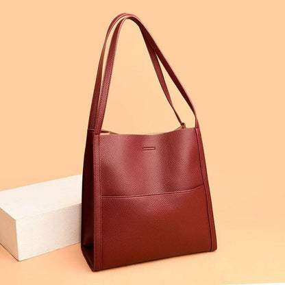 aakip™-⏰ Promotion 49% OFF⏰Solid color genuine leather shoulder bag