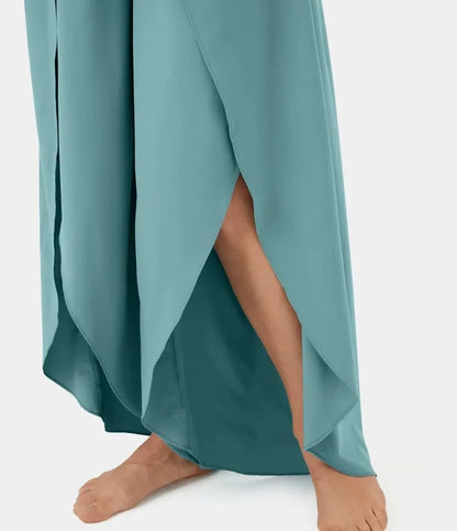 aakip™-(🔥 Promotion- SAVE 48% OFF) -High Waisted Split Wide Leg Quick Dry Casual Pants🎉