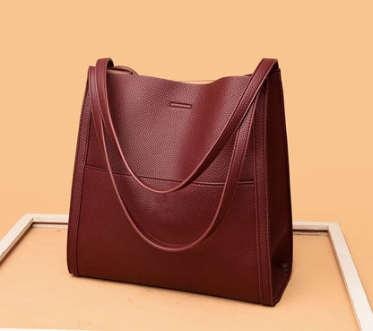 aakip™-⏰ Promotion 49% OFF⏰Solid color genuine leather shoulder bag