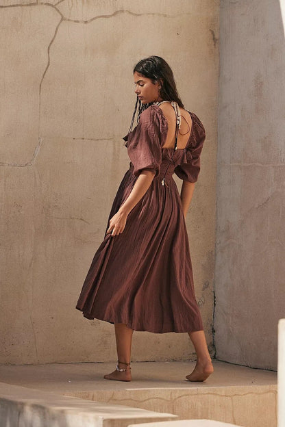 aakip™-Sunset Oasis Dress