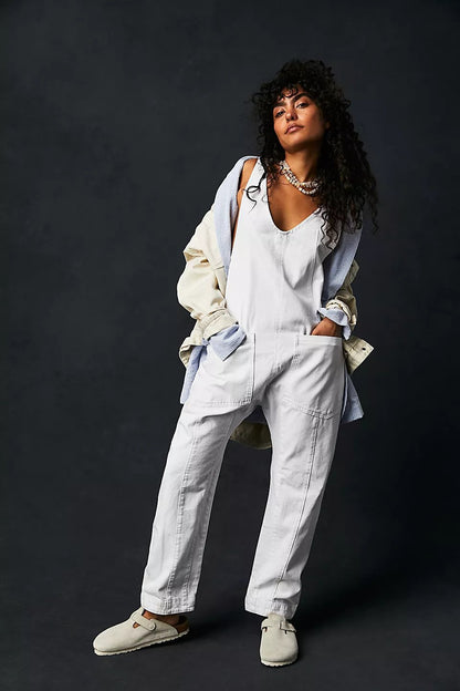 aakip™- 50% OFF🔥Denim Jumpsuit With Pockets