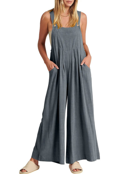 aakip™-Plus Size Wide Leg Overalls Jumpsuit (Buy 2 Free Shipping)