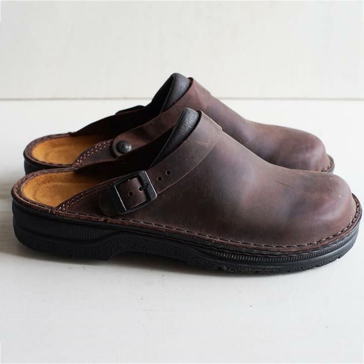 aakip™-49% OFF Men's Soft Leather Slippers - Proven to Relieve Plantar Fasciitis, Foot and Heel Pain