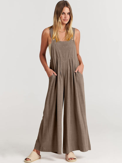 aakip™-Plus Size Wide Leg Overalls Jumpsuit (Buy 2 Free Shipping)