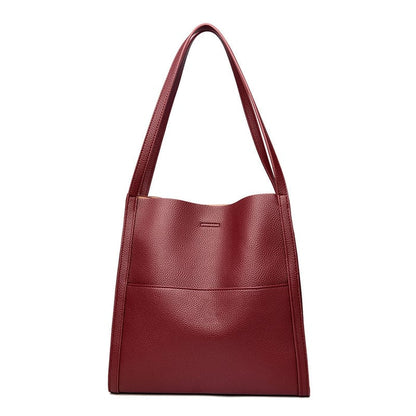 aakip™-⏰ Promotion 49% OFF⏰Solid color genuine leather shoulder bag