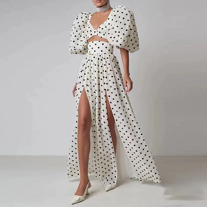 aakip™-Sets Tops Split Skirts