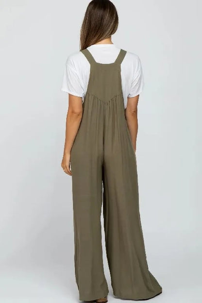 aakip™-Plus Size Wide Leg Overalls Jumpsuit (Buy 2 Free Shipping)
