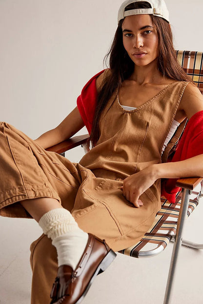 aakip™- 50% OFF🔥Denim Jumpsuit With Pockets