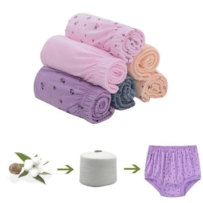 aakip™-High-Waist Ladies Cotton Panties Plus Sizes💥5pcs Only $24.98 Today🔥